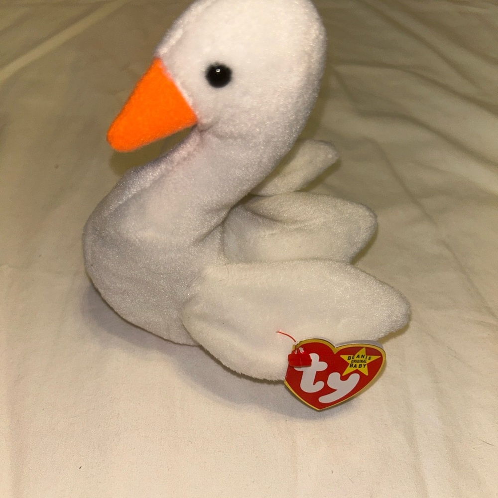 TY Beanie Baby Swan 1996 name GRACIE